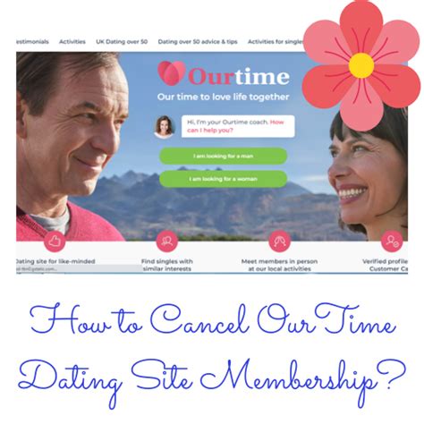 how to delete ourtime dating site
